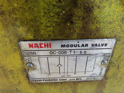 Yuken MRP-06-B-30 Directional Hydraulic Flow Control Solenoid Relief Valve Stack