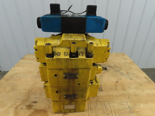 Yuken MRP-06-B-30 Directional Hydraulic Flow Control Solenoid Relief Valve Stack