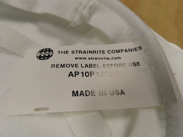 Strainrite AP 10P 12SHS Polyester Felt Bag Filter, Lot of 50, 10 Micron