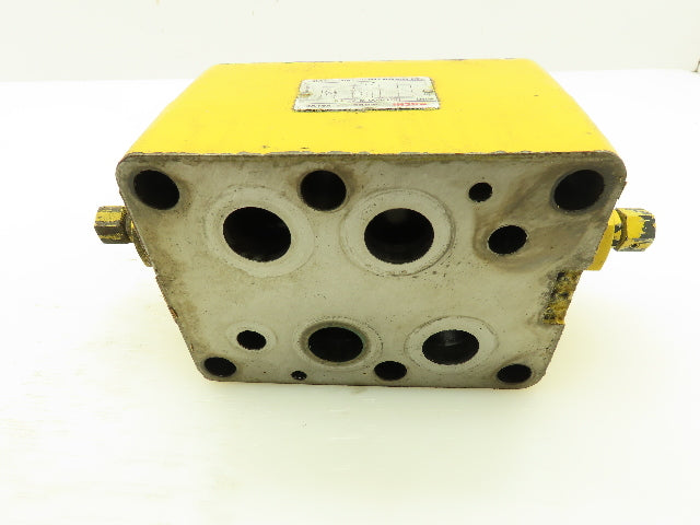 Nachi OCY-G06-W-X-11 Hydraulic Flow Control Regulator Modular Sandwich Valve Sz6