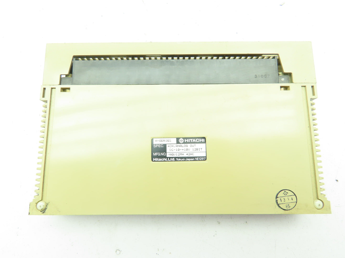 Hitachi YAGV12MH H-Series 4ch Analog Out Cover Missing Sticker