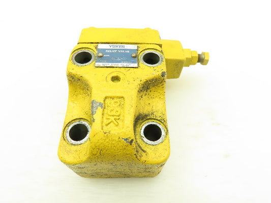 Yuken BG-03-32 Hydraulic Pilot Operated Pressure Relief Valve Sz 03