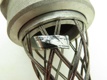 ArrowHart DC6001837 Strain Relief Cord Grip w/16" Mesh Cable Dia Sz 1.93"-2.06"