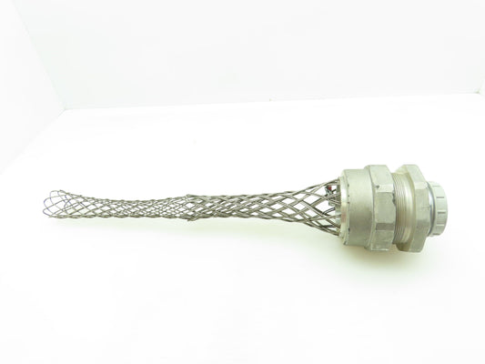 ArrowHart DC6001837 Strain Relief Cord Grip w/16" Mesh Cable Dia Sz 1.93"-2.06"