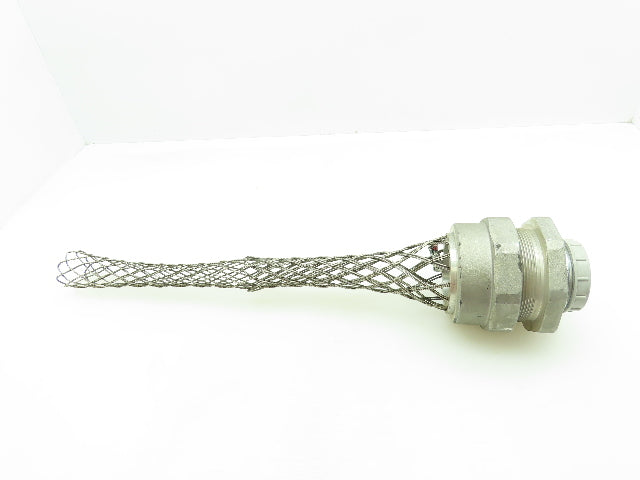 ArrowHart DC6001837 Strain Relief Cord Grip w/16" Mesh Cable Dia Sz 1.93"-2.06"