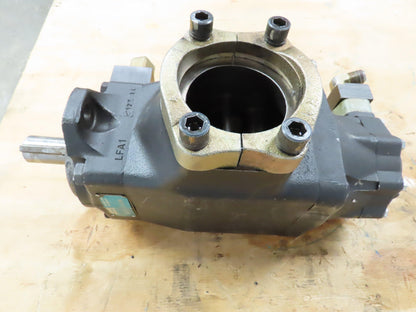 Parker Denison T6DCC Triple Vane 3-Stage Hydraulic Pump 4' Inlet 42/28/8 GPM