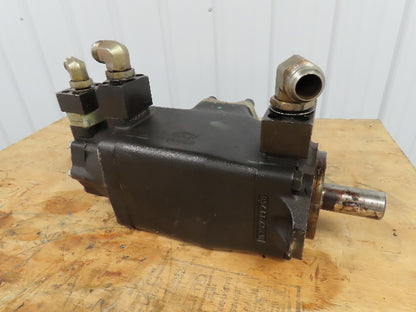 Parker Denison T6DCC Triple Vane 3-Stage Hydraulic Pump 4' Inlet 42/28/8 GPM