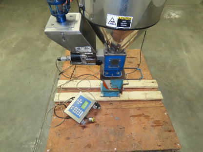 Una-Dyn TSC-100 Solid Cone Hopper, Insulated, Stainless W/Autoload OS-10 Feeder