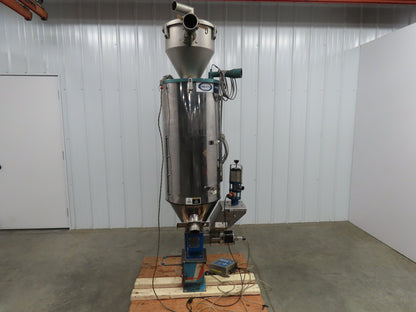 Una-Dyn TSC-100 Solid Cone Hopper, Insulated, Stainless W/Autoload OS-10 Feeder