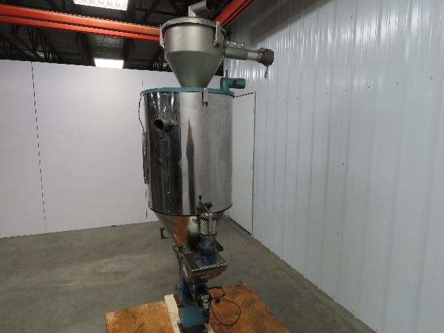 Una-Dyn Solid Cone Hopper, #150, Insulated, Stainless W/Autoload OS-10 Feeder