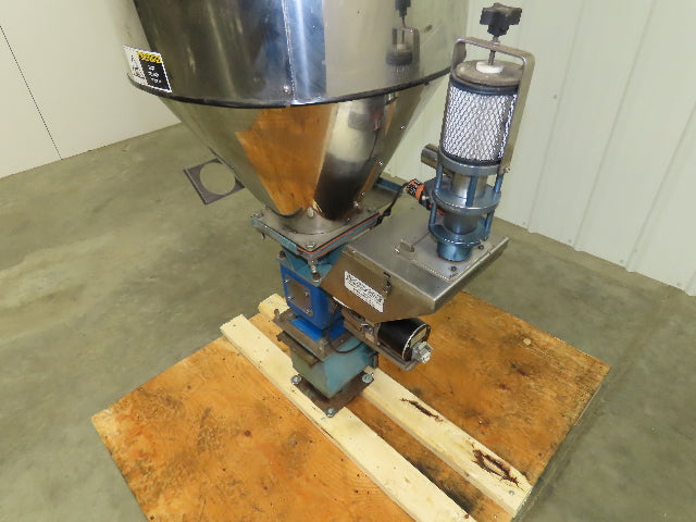 Una-Dyn Solid Cone Hopper, #150, Insulated, Stainless W/Autoload OS-10 Feeder