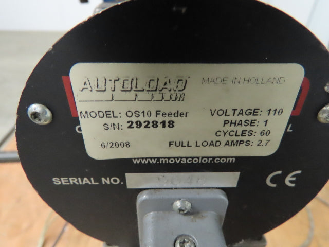 Una-Dyn Solid Cone Hopper, 
#150, Insulated, Stainless W/Autoload OS-10 Feeder