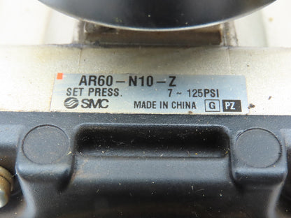 SMC AVL5000-N10-5DZM Pneumatic Soft St. AR60-N10Z Reg. Modular Lockout Valve Set