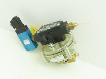 Master Pneumatic D64041 Oiler 1/2"Ports 150PSI w/Automatic Valve L2004GAWR-DB7
