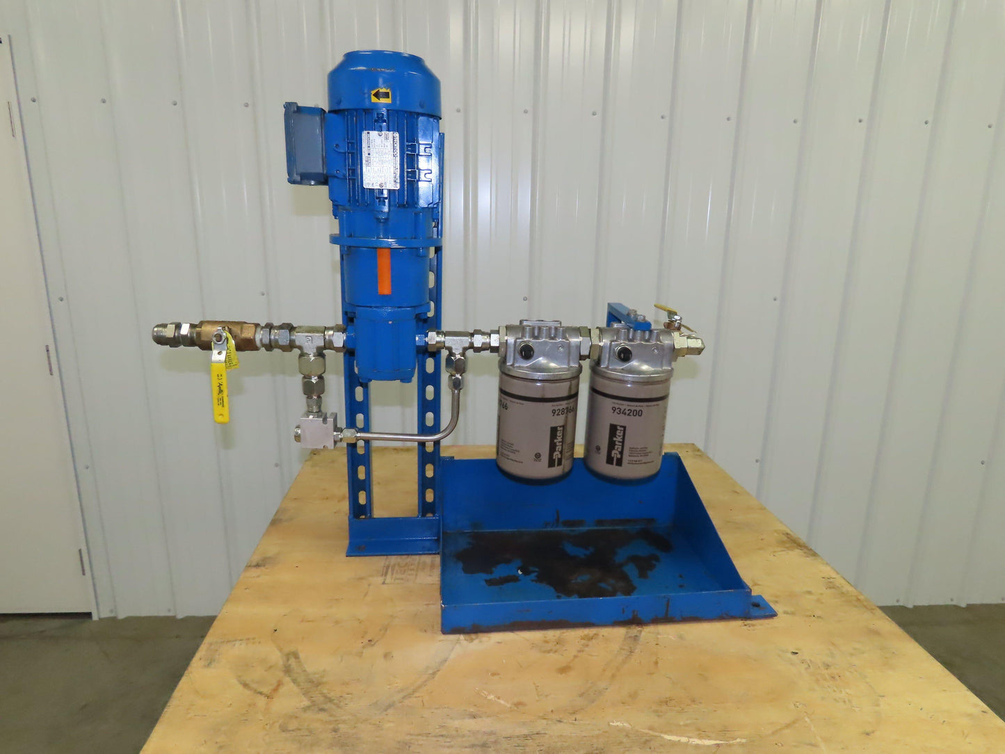 AirHydroPower 5127-1 3/4 hp Hydraulic Unit Marzocchi GHP2A-D-25 Pump 2 Filters