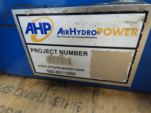 AirHydroPower 4773-1 3/4 hp Hydraulic Unit W/Marzocchi GHP2A-D-25 Pump 2 Filters