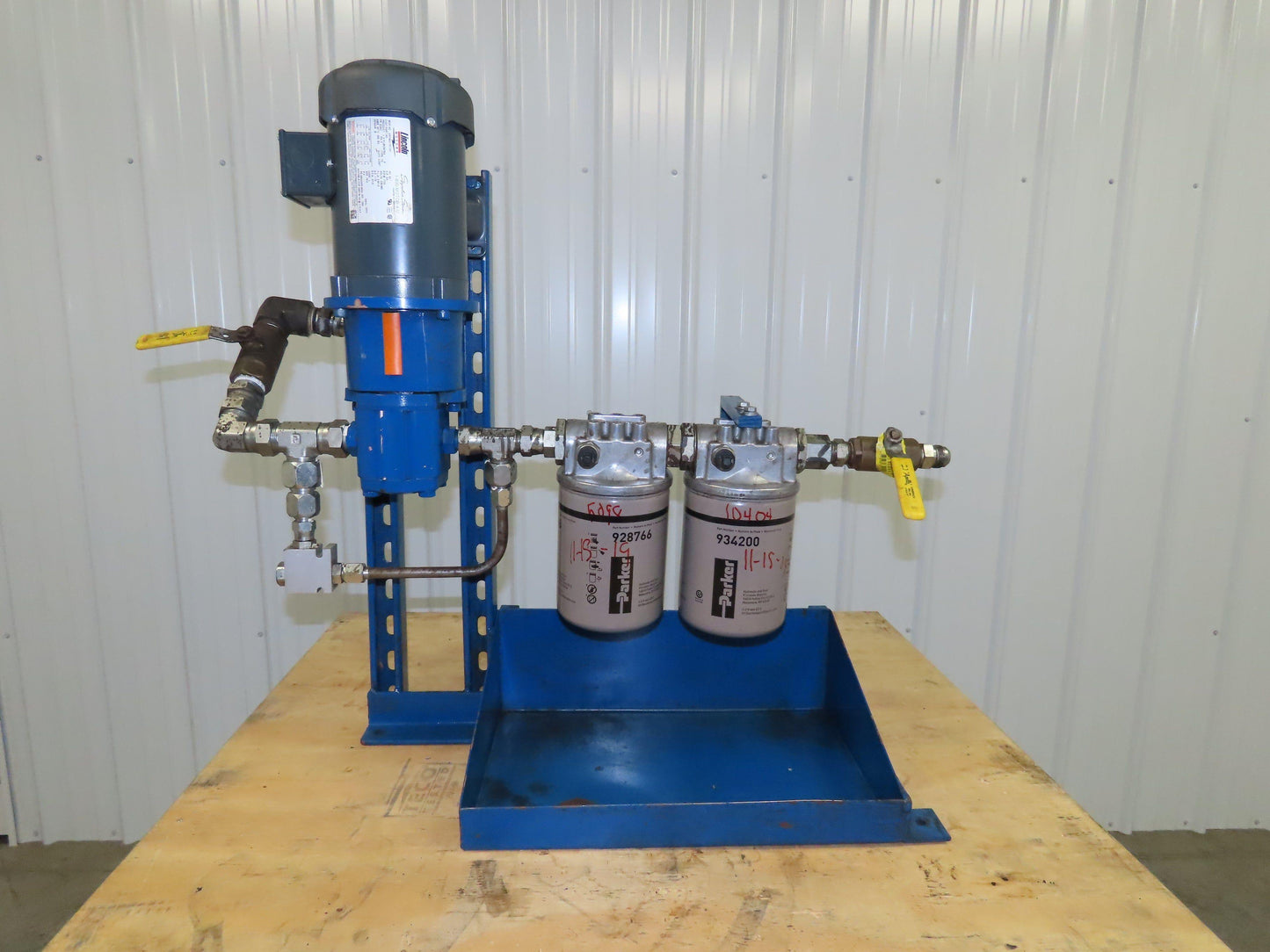 AirHydroPower 5192 3/4 hp Hydraulic Unit Marzocchi GHP2A-D-25 Pump 2 Filters