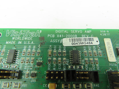 Visi Trak PCB X41-20008 Rev C Dual Axis Servo Amplifier Board