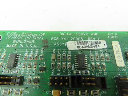 Visi Trak PCB X41-20008 Rev C Dual Axis Servo Amplifier Board
