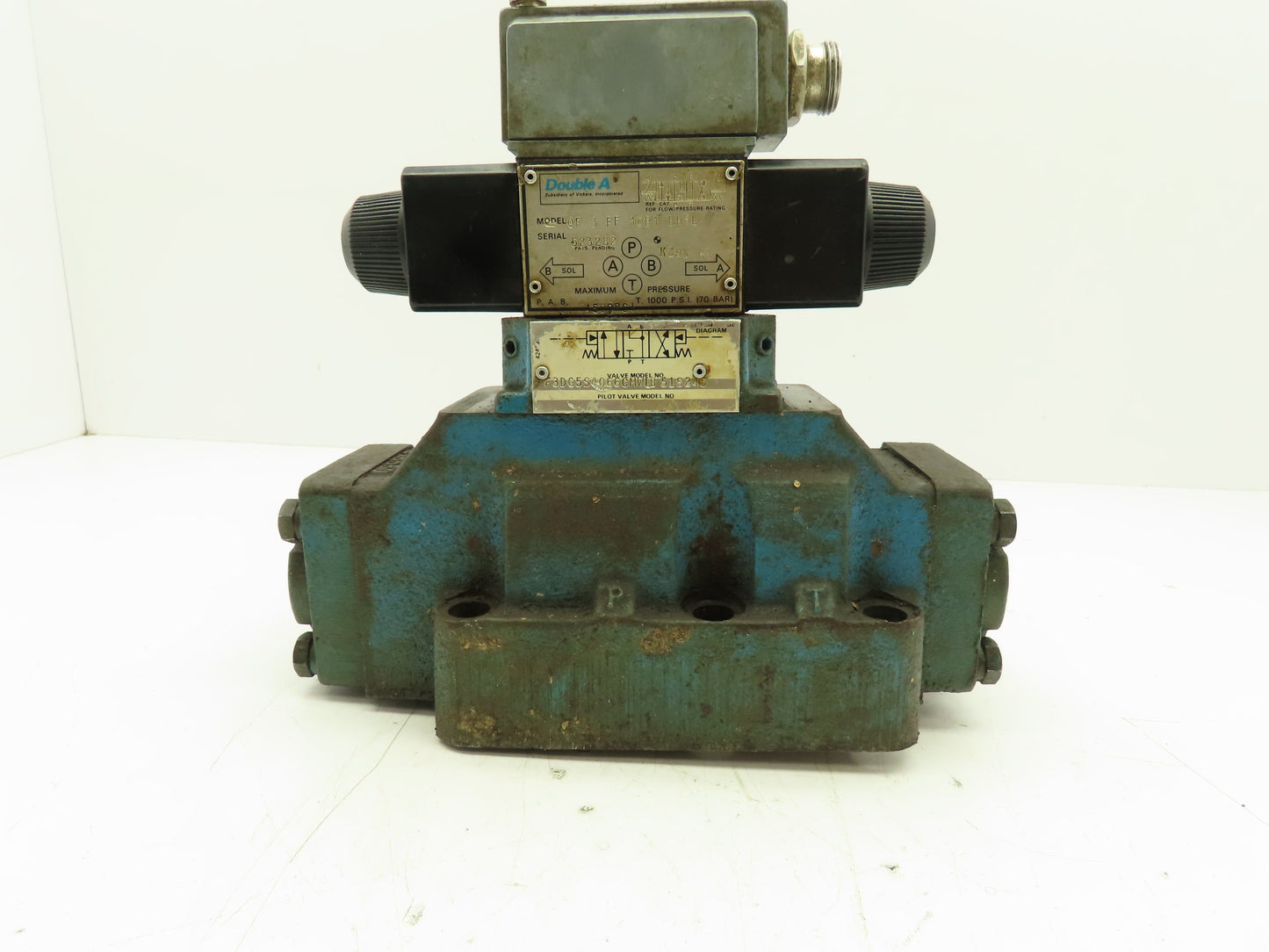 Vickers Double A F3 DG5S 40  Hydraulic Directional Solenoid Valve QF3FF10B1BH5L