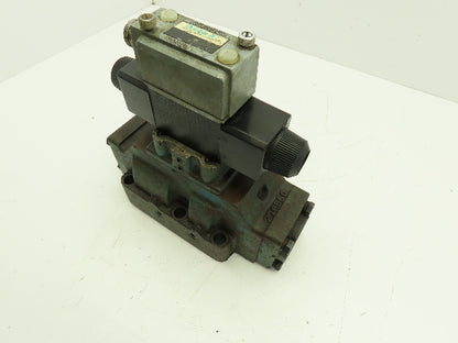 Vickers Double A F3 DG5S 40  Hydraulic Directional Solenoid Valve QF3FF10B1BH5L