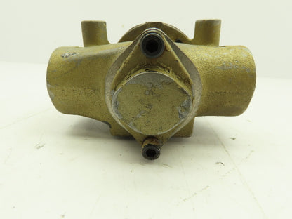 2171B5002 Inline Solenoid Pilot Poppet Valve 110-120V 3/4" NPT 2-Way  NC