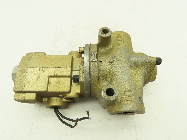 2171B5002 Inline Solenoid Pilot Poppet Valve 110-120V 3/4" NPT 2-Way  NC
