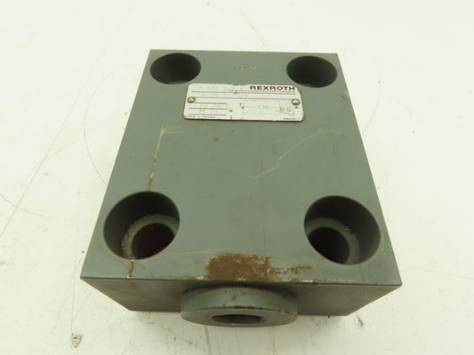 Rexroth S20 P 1.1/V Hydraulic Check Valve Block S20P 1.1/V