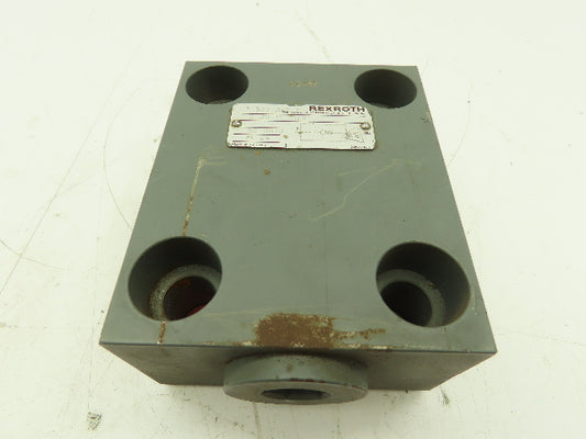 Rexroth S20 P 1.1/V Hydraulic Check Valve Block S20P 1.1/V