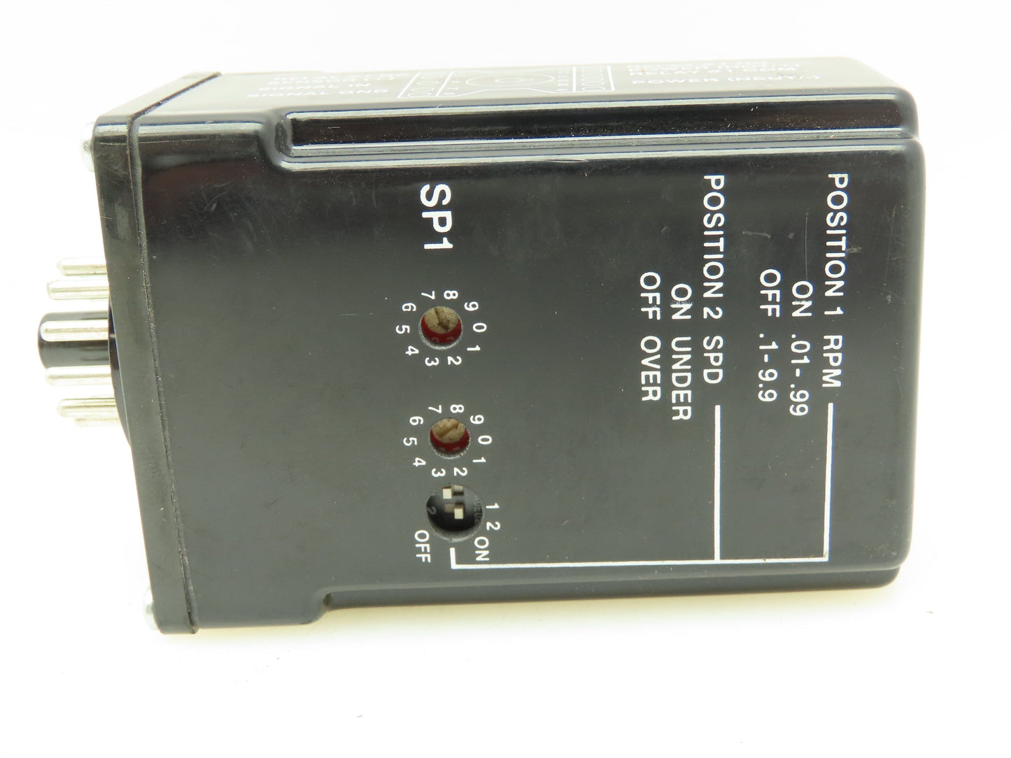 Electro-Sensors SS110 Slow Speed Switch 0.01-0.99RPM/0.1-9.9RPM Setpoint Ranges