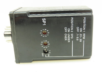 Electro-Sensors SS110 Slow Speed Switch 0.01-0.99RPM/0.1-9.9RPM Setpoint Ranges
