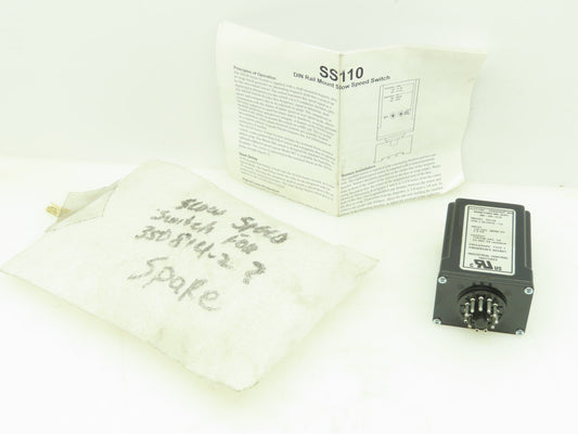 Electro-Sensors SS110 Slow Speed Switch 0.01-0.99RPM/0.1-9.9RPM Setpoint Ranges