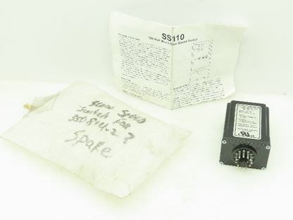 Electro-Sensors SS110 Slow Speed Switch 0.01-0.99RPM/0.1-9.9RPM Setpoint Ranges