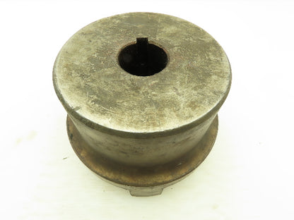 Spidex Lovejoy 75A Steel Curved Jaw Coupling Hub 1-1/2" Bore 3/8" Keyway