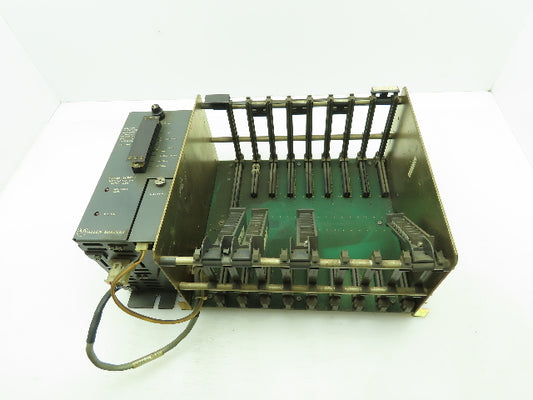 Allen Bradley 1771-AB Ser A Chassis 8-Slot card Rack PLC Power Supply 635224-01