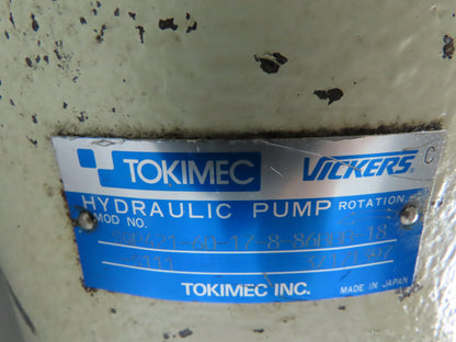 Tokimec SQP421-60-17-8-86BBB-18-S111 Triple Vane Hydraulic Pump