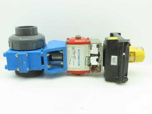 Bray 91-0635-113A0-532 Automator / Valve Position Monitor and 2" Ball Valve