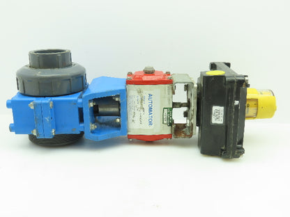 Bray 91-0635-113A0-532 Automator / Valve Position Monitor and 2" Ball Valve