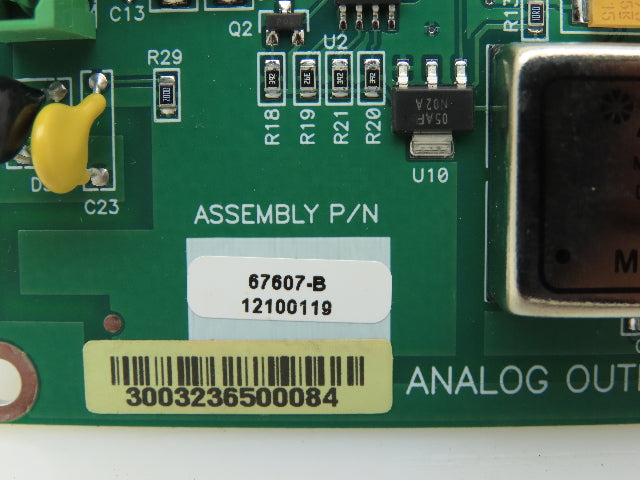 Rice Lake Weighing System 67607 Analog Output Card REV B Output 0-10V 12100119