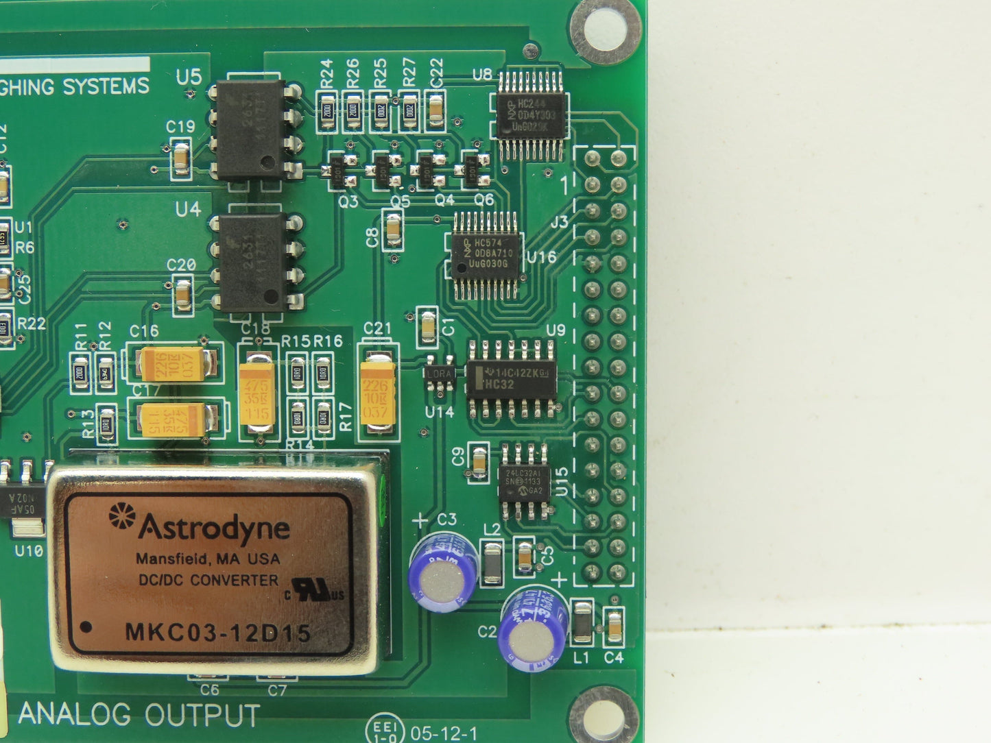 Rice Lake Weighing System 67607 Analog Output Card REV B Output 0-10V 12100119