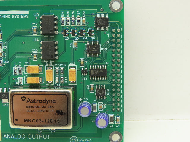 Rice Lake Weighing System 67607 Analog Output Card REV B Output 0-10V 12100119