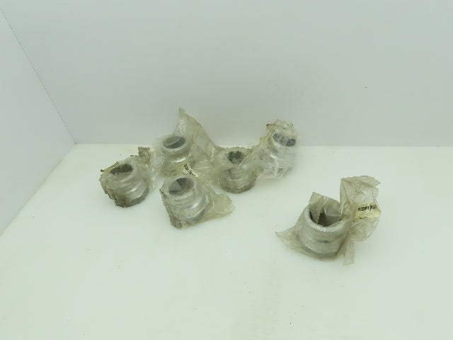 Grainger 3LX26A 3LX26A Cam and Groove Adapter Aluminum 2" FNPT LOT of 6