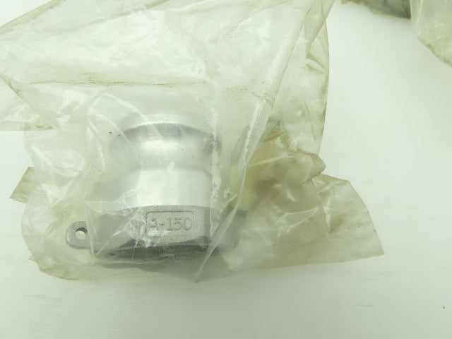 Grainger 3LX09A Cam and Groove Adapter Aluminum Coupling 1 1/2" FNPT LOT of 6