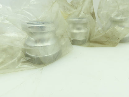 Grainger 3LX09A Cam and Groove Adapter Aluminum Coupling 1 1/2" FNPT LOT of 6