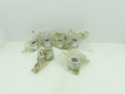 Grainger 3LX09A Cam and Groove Adapter Aluminum Coupling 1 1/2" FNPT LOT of 6