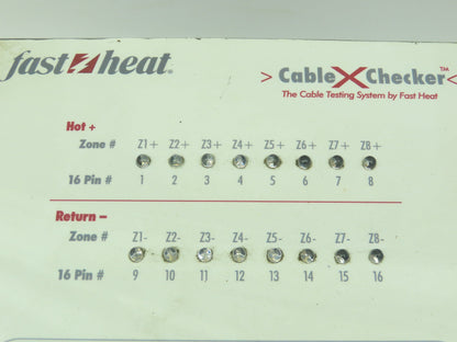 Fast Heat CableXChecker 8 Zone Cable Testing System