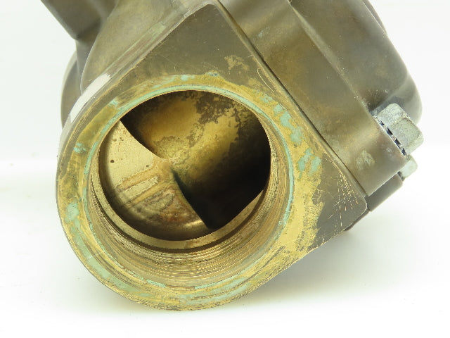 Asco 8210G103 Red Hat 2" 2-Way Solenoid Valve 120 VAC Coil Brass