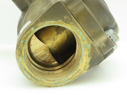 Asco 8210G103 Red Hat 2" 2-Way Solenoid Valve 120 VAC Coil Brass