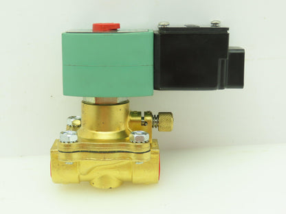 ASCO JKH8210G094MO Red Hat Pneumatic Solenoid Valve 150PSI 1/2"NPT 120V Coil