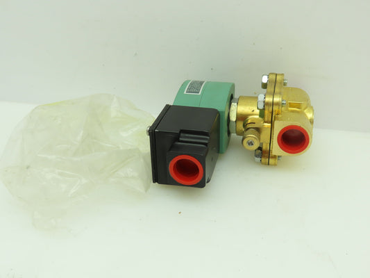 ASCO JKH8210G094MO Red Hat Pneumatic Solenoid Valve 150PSI 1/2"NPT 120V Coil